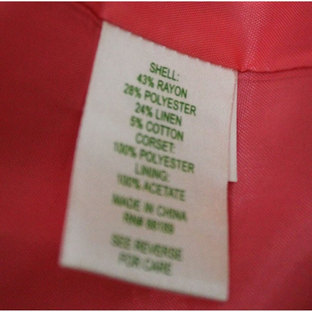 Lilly Pulitzer Bibi Corset Dress In Ginger Orange - Size 4 - Picture 6 of 7